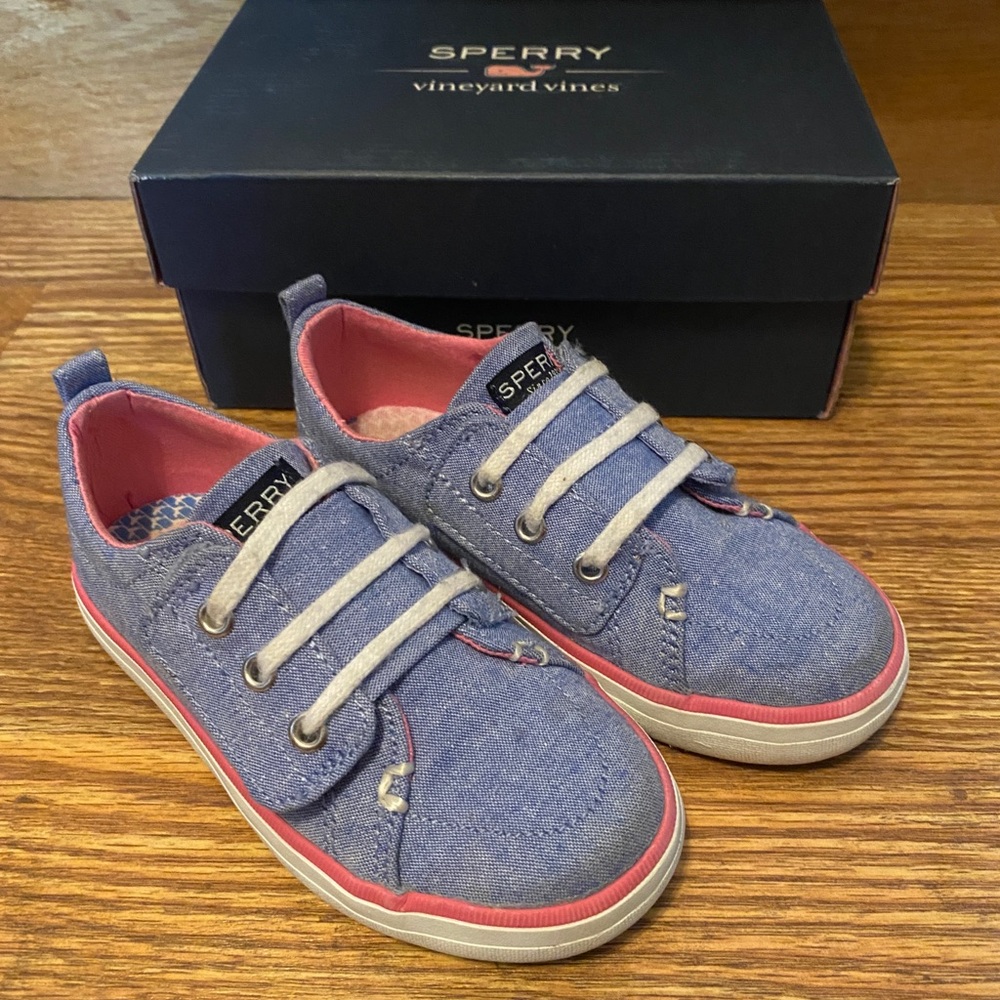 Sperry Crest Vibe Jr Chambray 8M